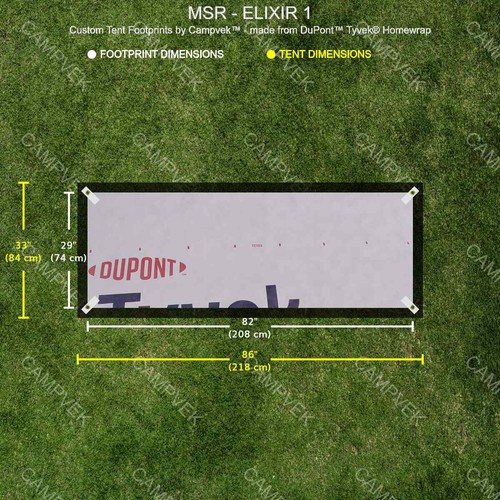 Tyvek footprint for the - tyvek,